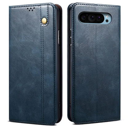 For Google Pixel 9 / Pixel 9 Pro Case Crazy Horse Texture Waxy Leather Wallet Stand Cover