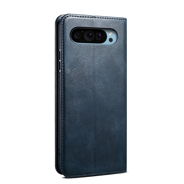 For Google Pixel 9 / Pixel 9 Pro Case Crazy Horse Texture Waxy Leather Wallet Stand Cover