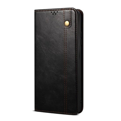 For Samsung Galaxy A06 Case Crazy Horse Texture Waxy Leather Wallet Stand Cover