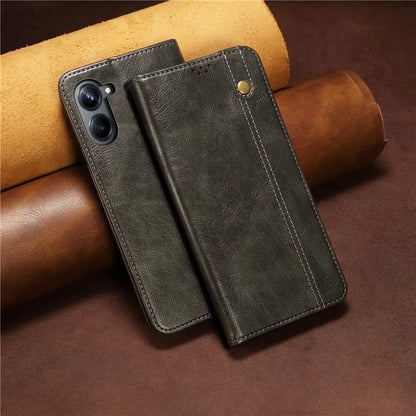 For Samsung Galaxy A06 Case Crazy Horse Texture Waxy Leather Wallet Stand Cover