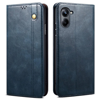 For Samsung Galaxy A06 Case Crazy Horse Texture Waxy Leather Wallet Stand Cover