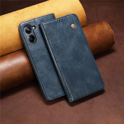 For Samsung Galaxy A06 Case Crazy Horse Texture Waxy Leather Wallet Stand Cover