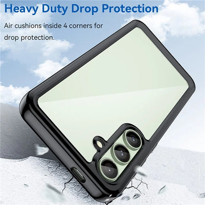 For Samsung Galaxy S24 FE Shockproof Case TPU +Acrylic Protective Clear Phone Cover