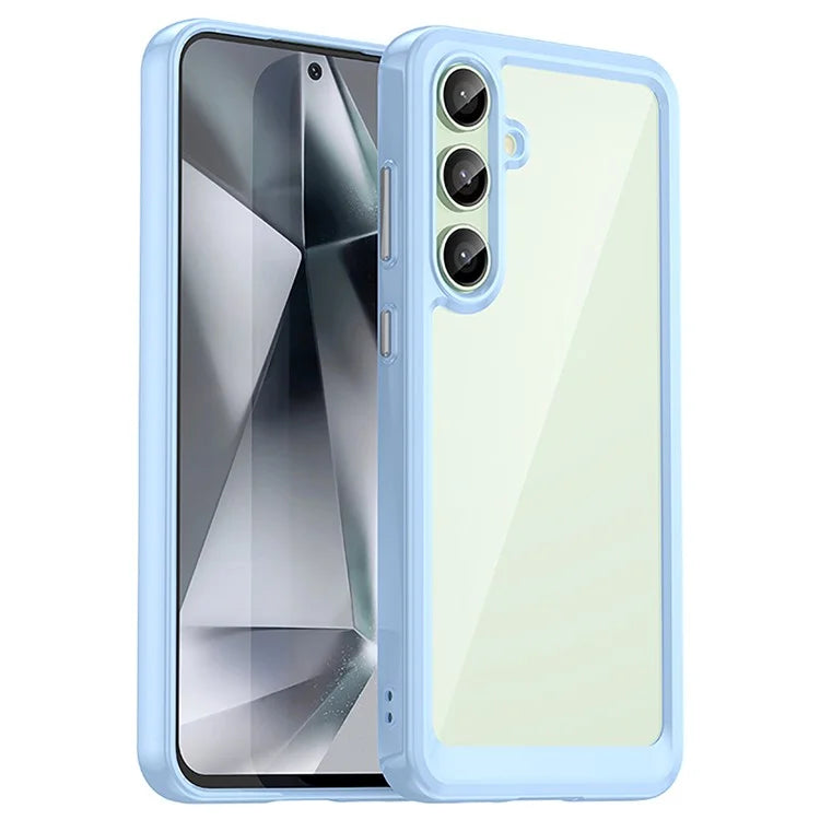 For Samsung Galaxy S24 FE Shockproof Case TPU +Acrylic Protective Clear Phone Cover