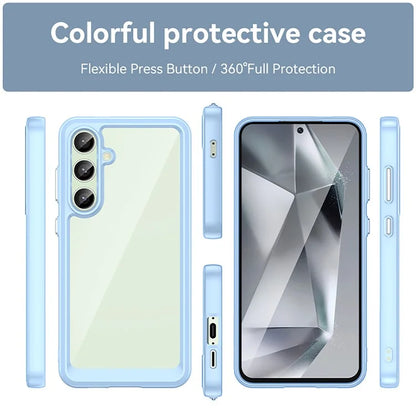 For Samsung Galaxy S24 FE Shockproof Case TPU +Acrylic Protective Clear Phone Cover