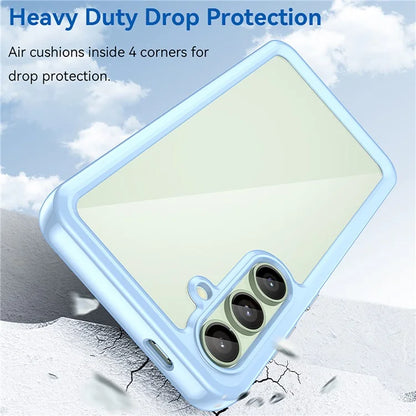 For Samsung Galaxy S24 FE Shockproof Case TPU +Acrylic Protective Clear Phone Cover