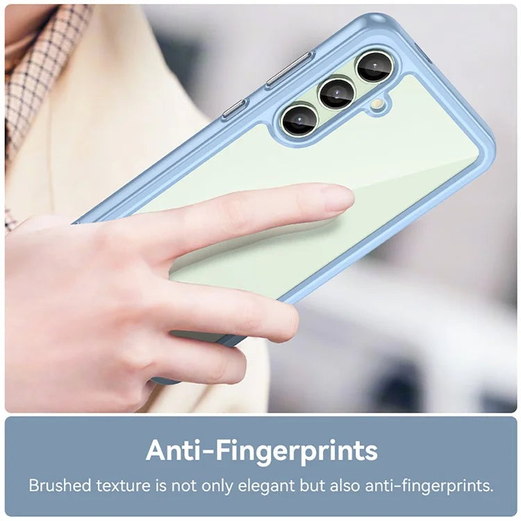 For Samsung Galaxy S24 FE Shockproof Case TPU +Acrylic Protective Clear Phone Cover
