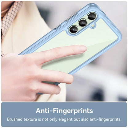 For Samsung Galaxy S24 FE Shockproof Case TPU +Acrylic Protective Clear Phone Cover