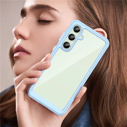 For Samsung Galaxy S24 FE Shockproof Case TPU +Acrylic Protective Clear Phone Cover