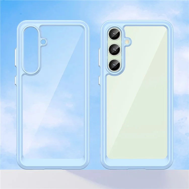 For Samsung Galaxy S24 FE Shockproof Case TPU +Acrylic Protective Clear Phone Cover