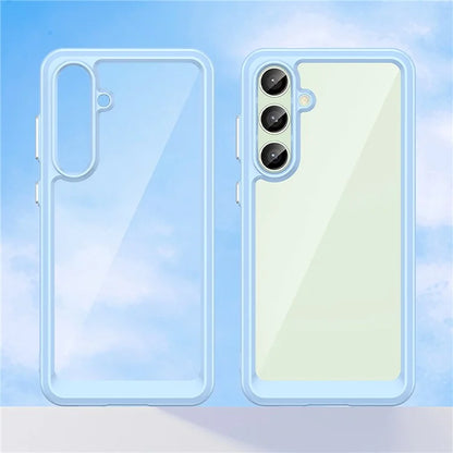 For Samsung Galaxy S24 FE Shockproof Case TPU +Acrylic Protective Clear Phone Cover