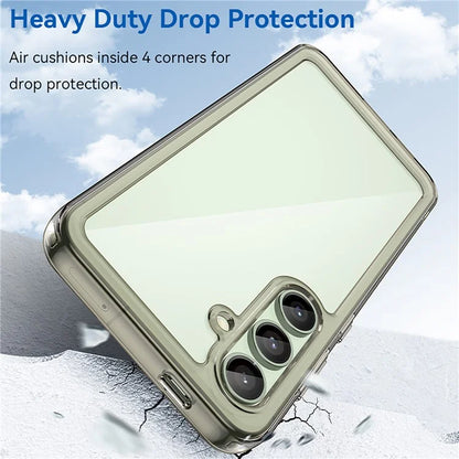 For Samsung Galaxy S24 FE Shockproof Case TPU +Acrylic Protective Clear Phone Cover