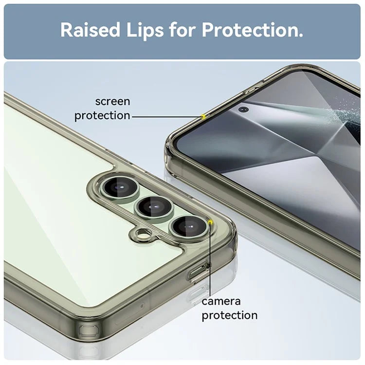 For Samsung Galaxy S24 FE Shockproof Case TPU +Acrylic Protective Clear Phone Cover