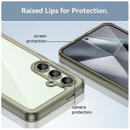 For Samsung Galaxy S24 FE Shockproof Case TPU +Acrylic Protective Clear Phone Cover
