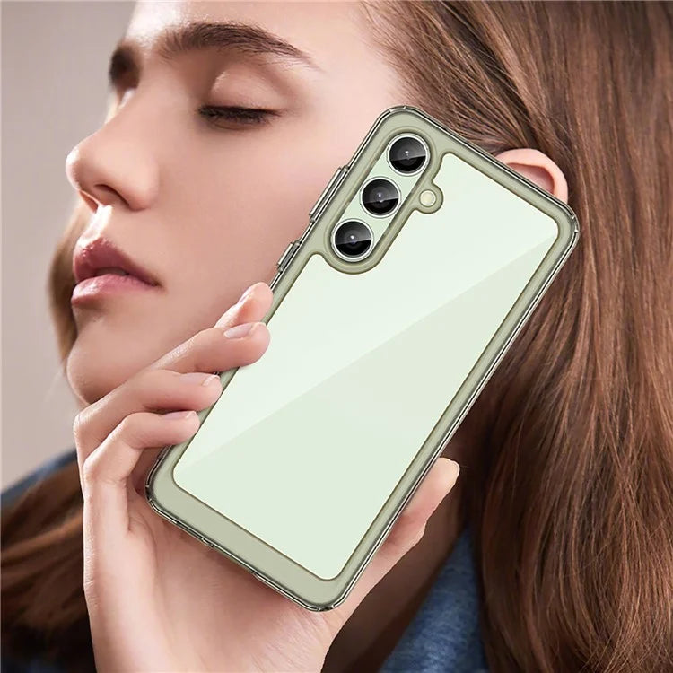 For Samsung Galaxy S24 FE Shockproof Case TPU +Acrylic Protective Clear Phone Cover