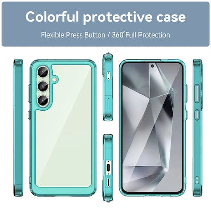 For Samsung Galaxy S24 FE Shockproof Case TPU +Acrylic Protective Clear Phone Cover