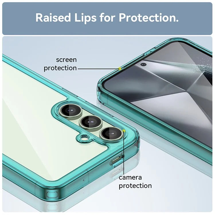 For Samsung Galaxy S24 FE Shockproof Case TPU +Acrylic Protective Clear Phone Cover