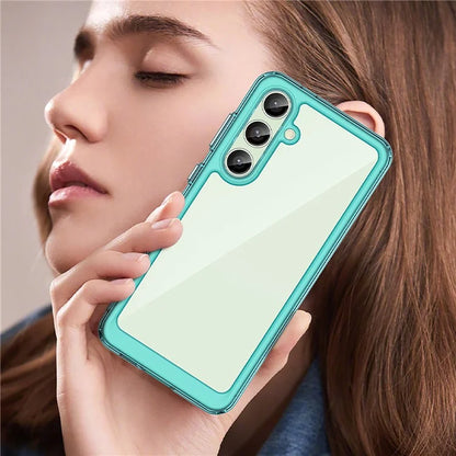 For Samsung Galaxy S24 FE Shockproof Case TPU +Acrylic Protective Clear Phone Cover