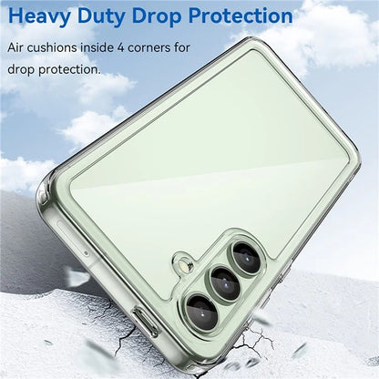 For Samsung Galaxy S24 FE Shockproof Case TPU +Acrylic Protective Clear Phone Cover