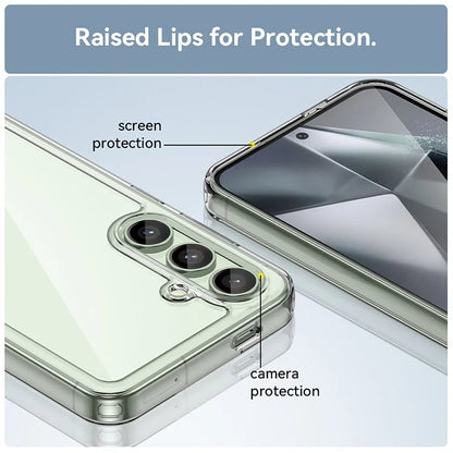 For Samsung Galaxy S24 FE Shockproof Case TPU +Acrylic Protective Clear Phone Cover