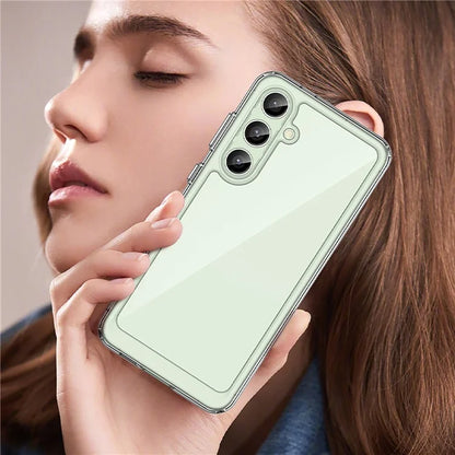For Samsung Galaxy S24 FE Shockproof Case TPU +Acrylic Protective Clear Phone Cover