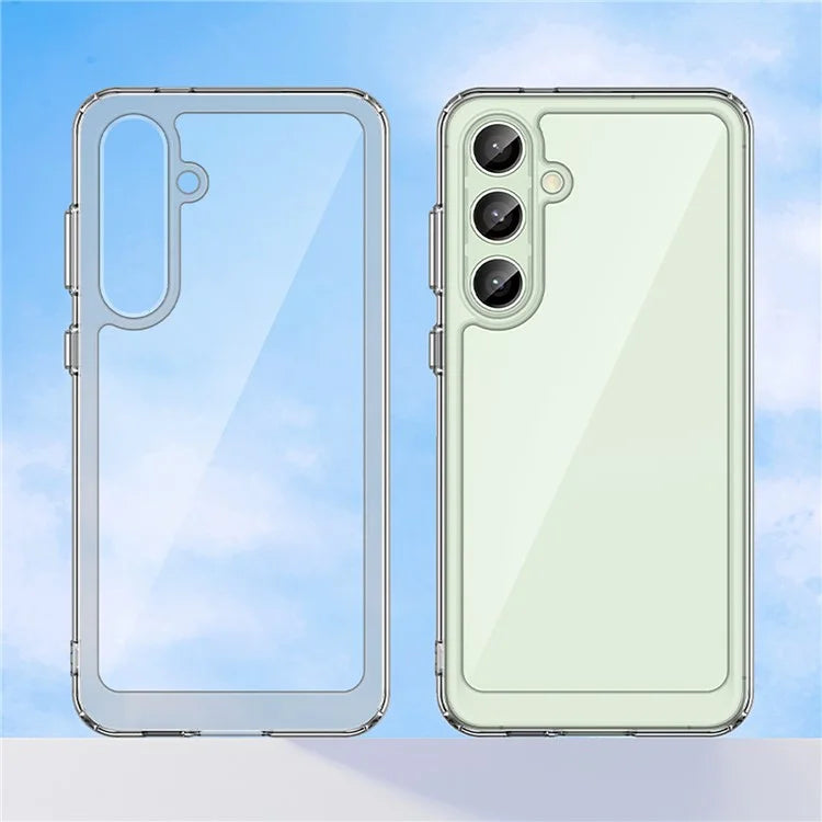 For Samsung Galaxy S24 FE Shockproof Case TPU +Acrylic Protective Clear Phone Cover