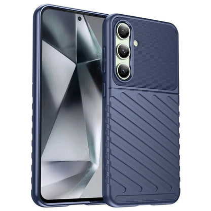 For Samsung Galaxy S24 FE Case Twill Texture TPU Shockproof Protective Phone Cover