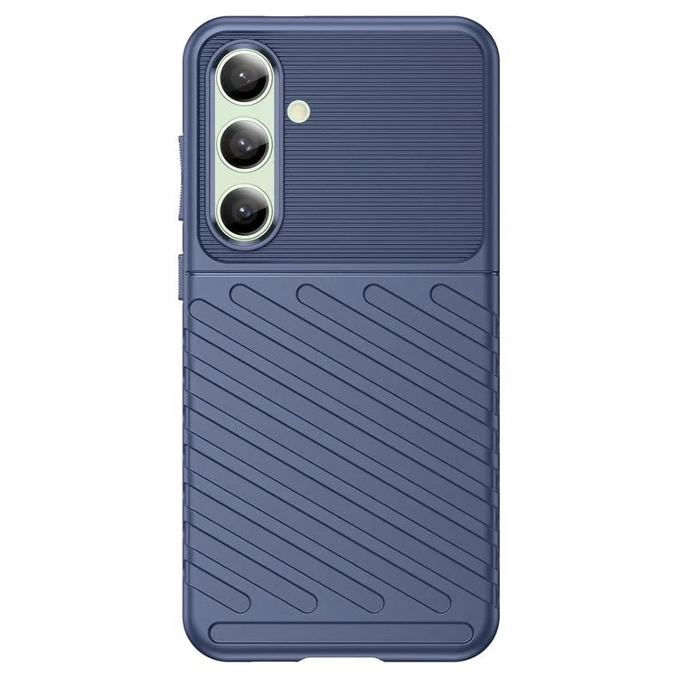 For Samsung Galaxy S24 FE Case Twill Texture TPU Shockproof Protective Phone Cover