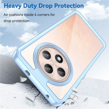 For Oppo Reno12 F 5G / Reno12 F 4G Shockproof Case TPU +Acrylic Protective Clear Phone Cover