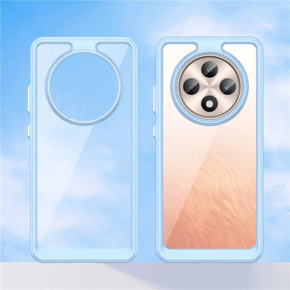 For Oppo Reno12 F 5G / Reno12 F 4G Shockproof Case TPU +Acrylic Protective Clear Phone Cover