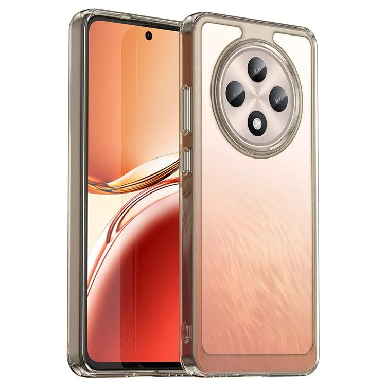 For Oppo Reno12 F 5G / Reno12 F 4G Shockproof Case TPU +Acrylic Protective Clear Phone Cover