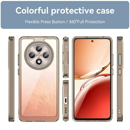 For Oppo Reno12 F 5G / Reno12 F 4G Shockproof Case TPU +Acrylic Protective Clear Phone Cover