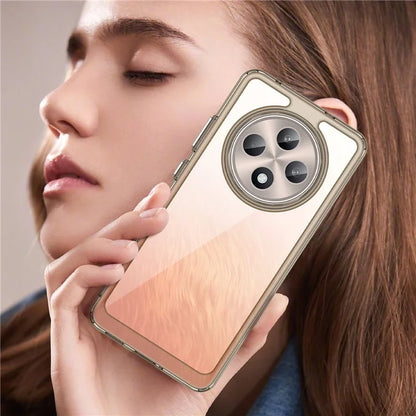 For Oppo Reno12 F 5G / Reno12 F 4G Shockproof Case TPU +Acrylic Protective Clear Phone Cover
