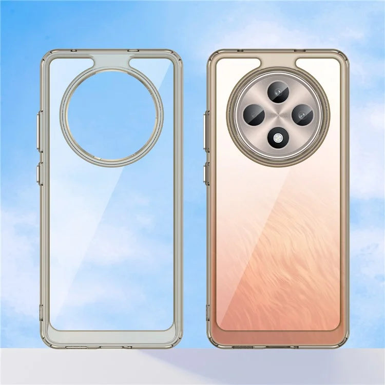For Oppo Reno12 F 5G / Reno12 F 4G Shockproof Case TPU +Acrylic Protective Clear Phone Cover