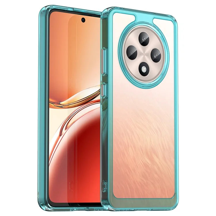 For Oppo Reno12 F 5G / Reno12 F 4G Shockproof Case TPU +Acrylic Protective Clear Phone Cover