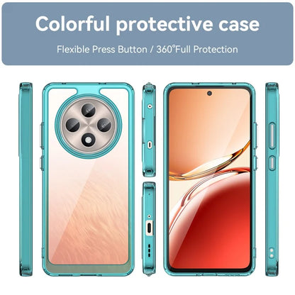 For Oppo Reno12 F 5G / Reno12 F 4G Shockproof Case TPU +Acrylic Protective Clear Phone Cover