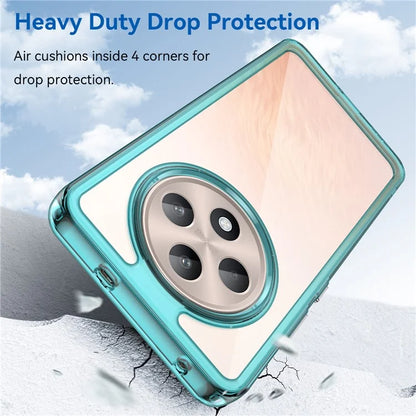 For Oppo Reno12 F 5G / Reno12 F 4G Shockproof Case TPU +Acrylic Protective Clear Phone Cover