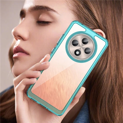 For Oppo Reno12 F 5G / Reno12 F 4G Shockproof Case TPU +Acrylic Protective Clear Phone Cover