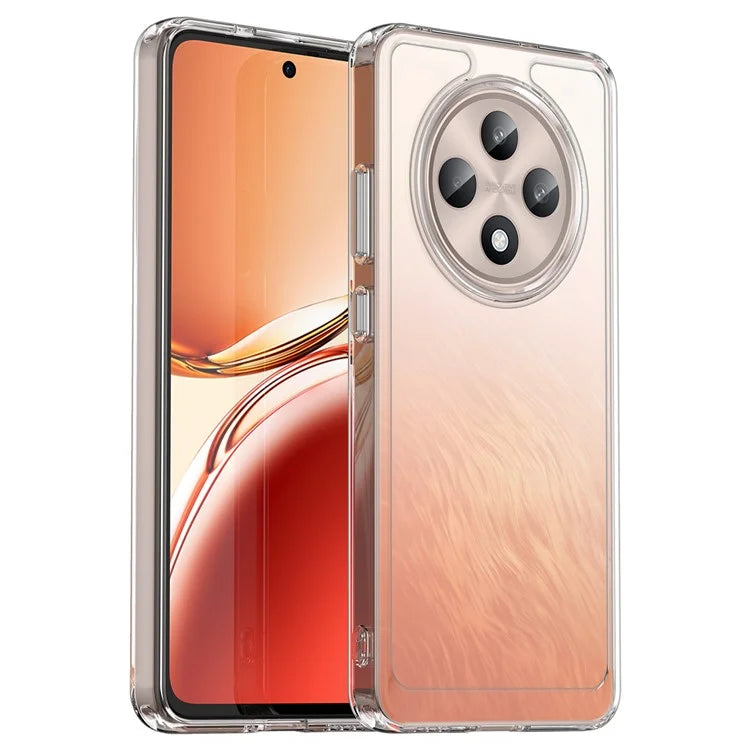 For Oppo Reno12 F 5G / Reno12 F 4G Shockproof Case TPU +Acrylic Protective Clear Phone Cover