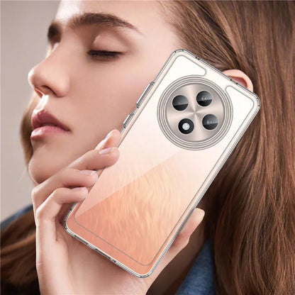 For Oppo Reno12 F 5G / Reno12 F 4G Shockproof Case TPU +Acrylic Protective Clear Phone Cover