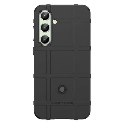 For Samsung Galaxy S24 FE Case Grid Design Soft TPU Scratch-Proof Phone Cover