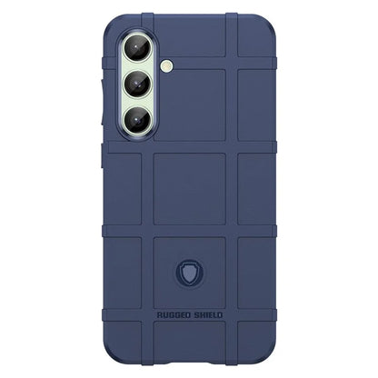 For Samsung Galaxy S24 FE Case Grid Design Soft TPU Scratch-Proof Phone Cover