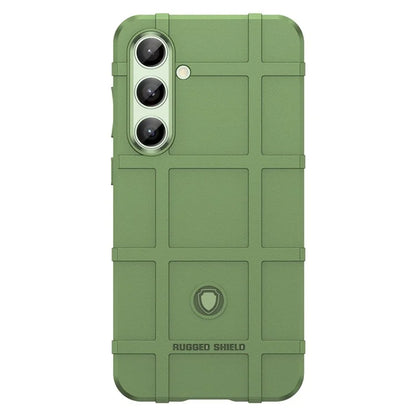 For Samsung Galaxy S24 FE Case Grid Design Soft TPU Scratch-Proof Phone Cover
