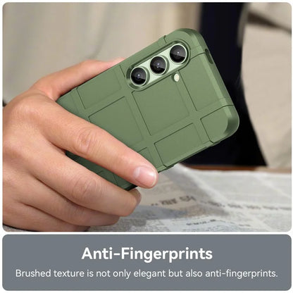 For Samsung Galaxy S24 FE Case Grid Design Soft TPU Scratch-Proof Phone Cover