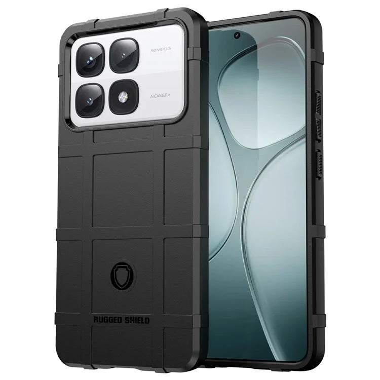 For Xiaomi Redmi K70 Ultra Case Grid Design Soft TPU Scratch-Proof Phone Cover