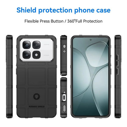 For Xiaomi Redmi K70 Ultra Case Grid Design Soft TPU Scratch-Proof Phone Cover