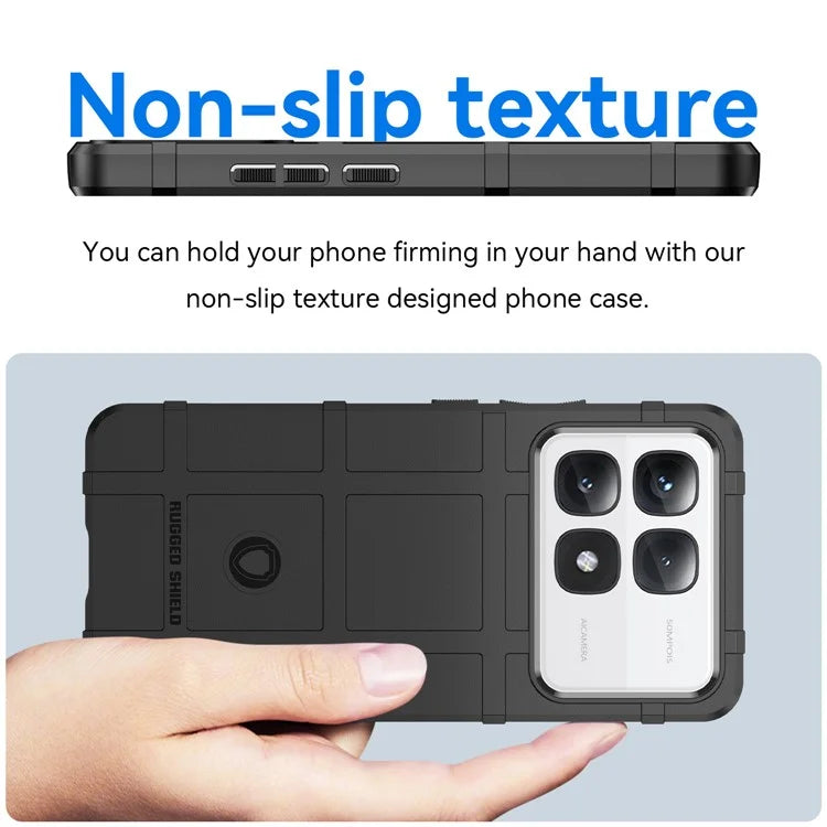 For Xiaomi Redmi K70 Ultra Case Grid Design Soft TPU Scratch-Proof Phone Cover