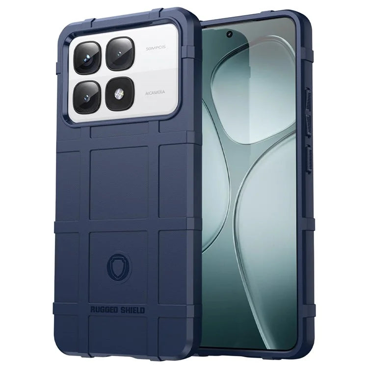 For Xiaomi Redmi K70 Ultra Case Grid Design Soft TPU Scratch-Proof Phone Cover