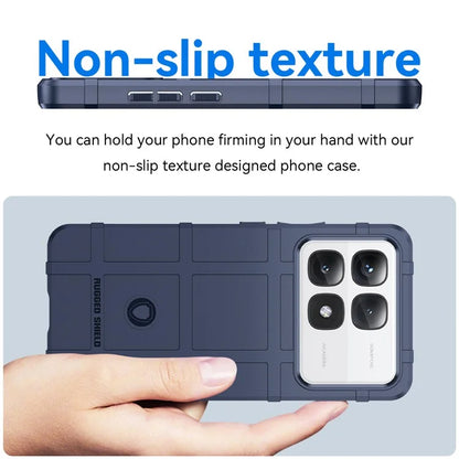 For Xiaomi Redmi K70 Ultra Case Grid Design Soft TPU Scratch-Proof Phone Cover