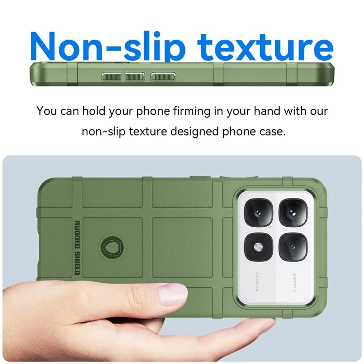 For Xiaomi Redmi K70 Ultra Case Grid Design Soft TPU Scratch-Proof Phone Cover